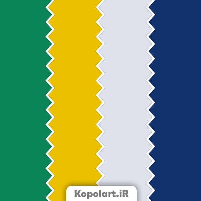 پالت رنگ سبز و زرد و آبی(پرچم برزیل)، روانشناسی رنگ + کدهای رنگی(Rgb, Cmyk, Hex)