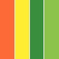 پالت رنگ زیبای نارنجی و سبز، روانشناسی رنگ + کدهای رنگی(Rgb, Cmyk, Hex)