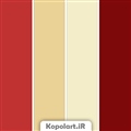پالت رنگ قرمز زرشکی، گوجه ای و بژ به همراه روانشناسی رنگها و کدها(Rgb, Cmyk, Hex)