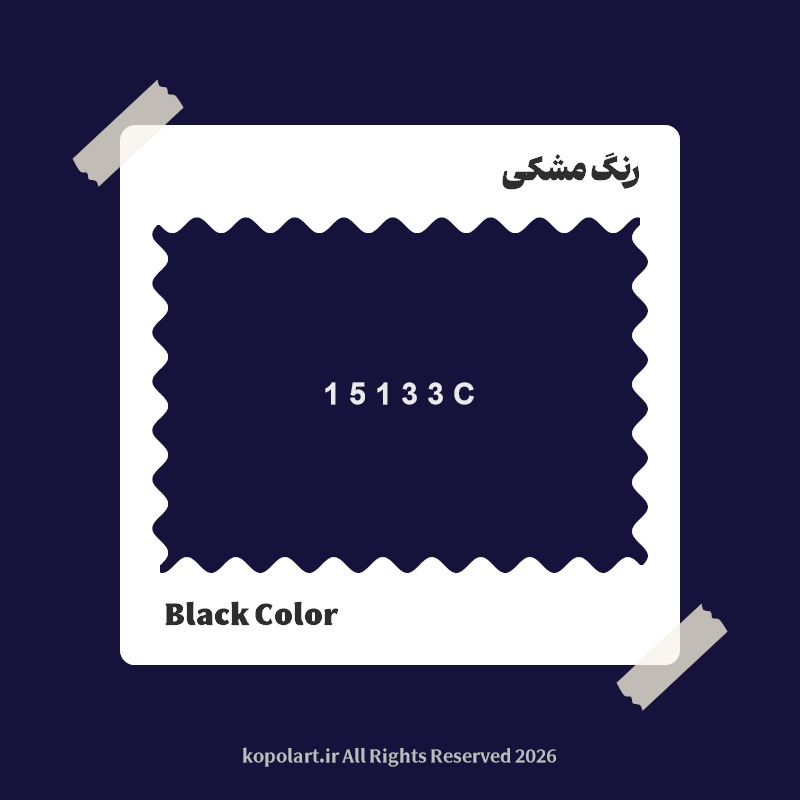 رنگ مشکی با کد هگز 15133C