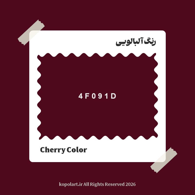 رنگ آلبالویی با کد هگز 4F091D