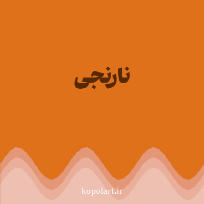 رنگ نارنجی (Orange Color) با کد هگز DE7119
