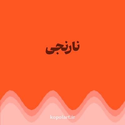 رنگ نارنجی با کد FF5722
