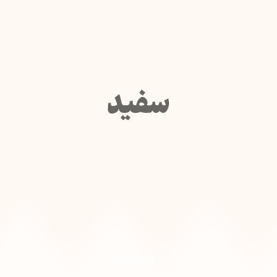 رنگ سفید با کد FFF9F4