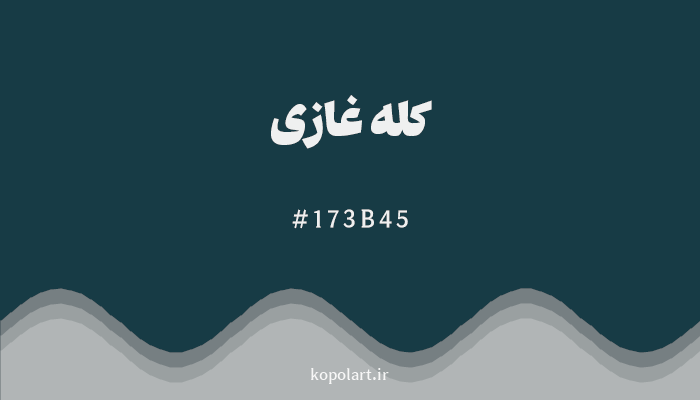 رنگکله غازی با کد هگزادسیمال 173B45
