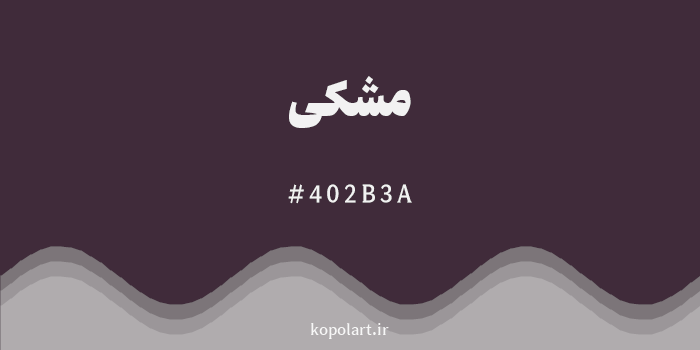 رنگ مشکی با کد هگزادسیمال 402B3A