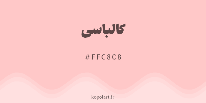 رنگ کالباسی با کد هگزادسیمال FFC8C8