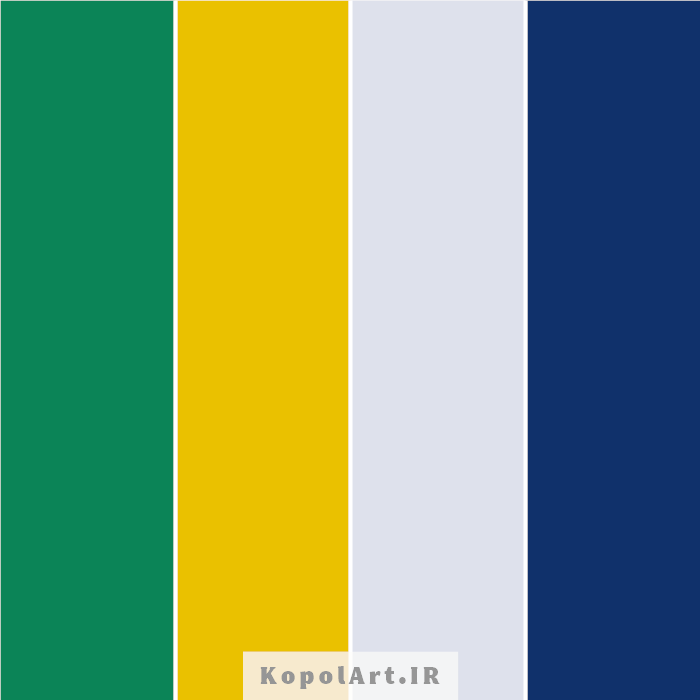 پالت رنگ سبز، زرد و آبی (پرچم برزیل)