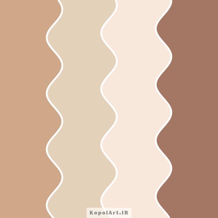 پالت رنگ قهوه‌ای موکا (PANTONE Mocha Mousse) و ماسه‌ای (رنگ سال 1404)