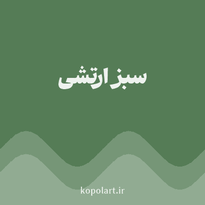 رنگ سبز ارتشی (Army Green Color) با کد هگز 557C56