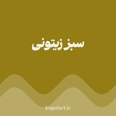 رنگ سبز زیتونی با کد 937D14