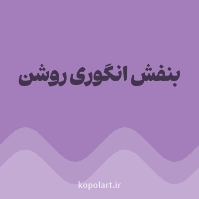 رنگ بنفش انگوری روشن با کد A37EBA