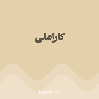 رنگ کاراملی (Caramel Color) با کد هگز E5D0AC