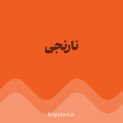 رنگ نارنجی (Orange Color) با کد هگز F05D23