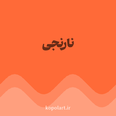 رنگ نارنجی (Orange Color) با کد هگز FF6A38