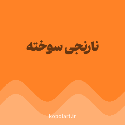 رنگ نارنجی سوخته با کد FF8226