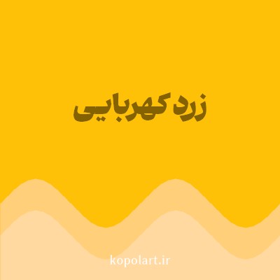 رنگ زرد کهربایی با کد FFC107