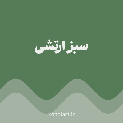رنگ سبز ارتشی (Army Green Color) با کد هگز 557C56