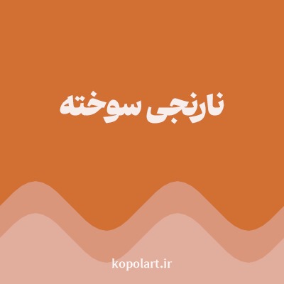 رنگ نارنجی سوخته با کد D17032