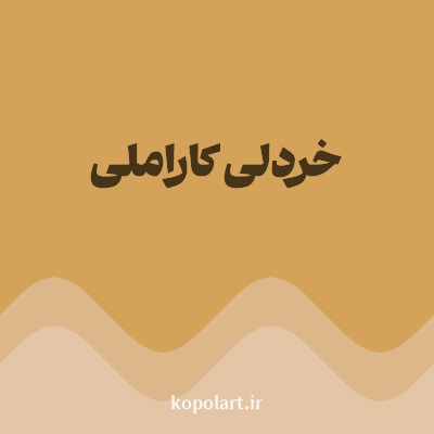 رنگ خردلی کاراملی با کد D4A359