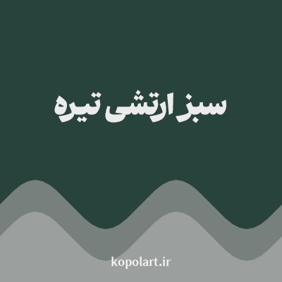 رنگ سبز ارتشی تیره با کد 28433B