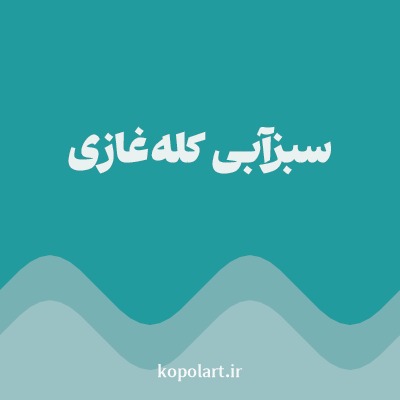 رنگ سبزآبی کله‌غازی با کد 219B9D