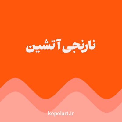 رنگ نارنجی آتشین با کد FF570C