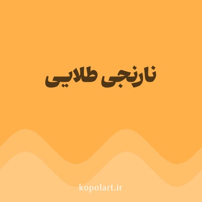 رنگ نارنجی طلایی با کد FFB049