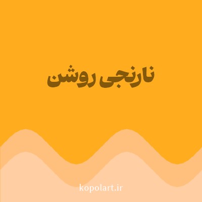 رنگ نارنجی روشن (Light Orange Color) با کد هگز FFAD1F
