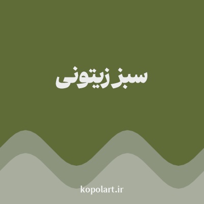 رنگ سبز زیتونی با کد 606C38