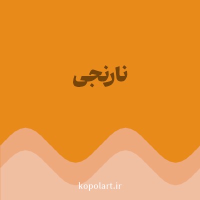 رنگ نارنجی (Orange Color) با کد هگز E88A1A
