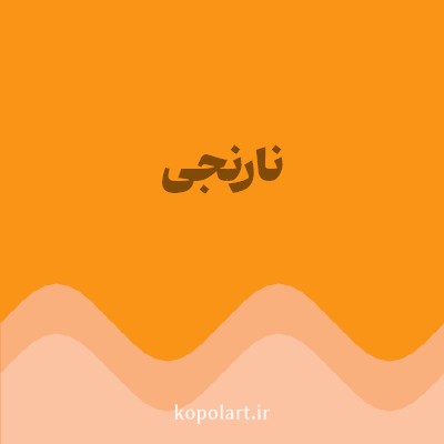 رنگ نارنجی (Orange Color) با کد هگز F99417