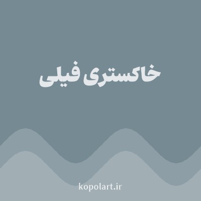 رنگ خاکستری فیلی با کد 758A93