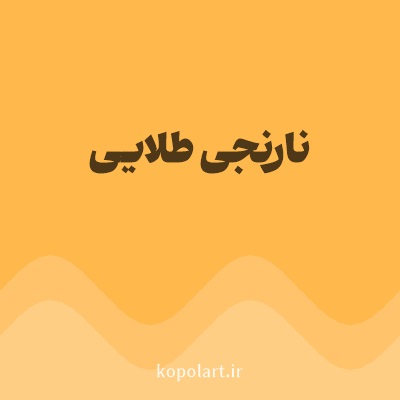 رنگ نارنجی طلایی با کد FFB84C