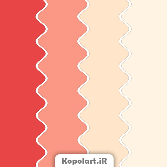 پالت رنگ هلویی، قرمز مرجانی وبژ(پالت رنگ ترند سال 1403)، روانشناسی رنگ و کدها(Rgb, Cmyk, Hex)