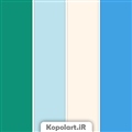 پالت رنگ سبز ایرانی، آبی فیروزه‌ای و آسمانی به همراه روانشناسی رنگ و کدها(rgb,hex,cmyk)