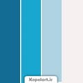 پالت رنگ آبی درباری، آبی دریایی و آسمانی، روانشناسی رنگ + کدهای رنگی