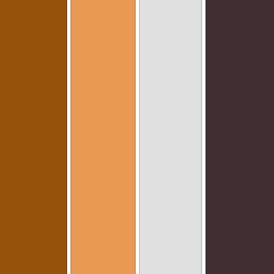 پالت رنگ قهوه‌ای، عسلی، کاکائویی و طوسی