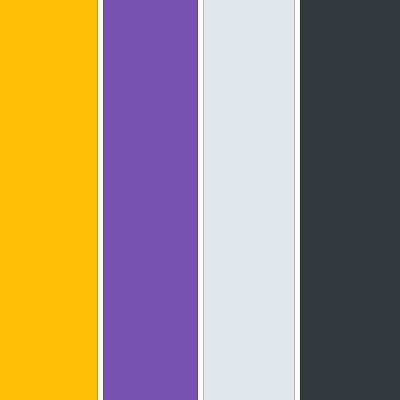 پالت رنگ بنفش بادمجانی و زرد کهربایی(انبه ای) به همراه روانشناسی رنگ و کدهای رنگی(rgb,hex,cmyk)