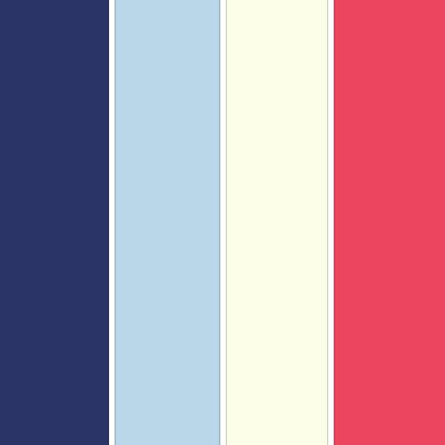 پالت رنگ آبی نفتی، آبی کبریتی و قرمز، روانشناسی رنگ + کدهای رنگی