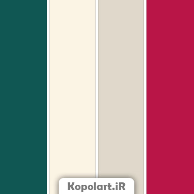 پالت رنگ قرمز زرشکی و سبز لجنی (پالت رنگ هندوانه)، روانشناسی رنگ + کدهای رنگی
