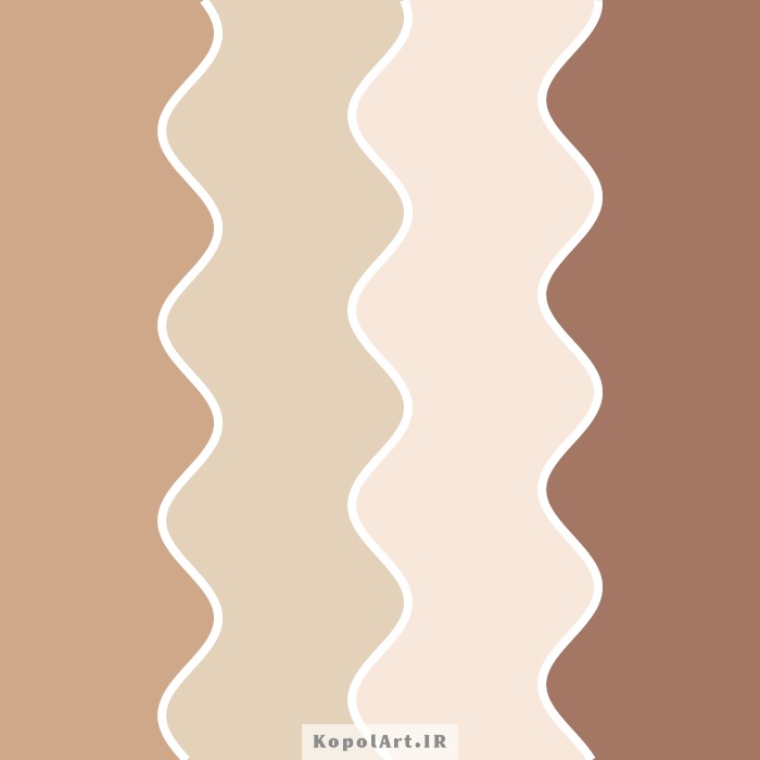 پالت رنگ قهوه‌ای موکا (PANTONE Mocha Mousse) و ماسه‌ای (رنگ سال 1404)