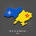 طرح مفهومی از پایان جنگ جهانی سوم و تقسیم اوکراین