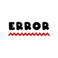 طرح مفهومی گرافیگی از عبارت ERROR در برنامه نویسی