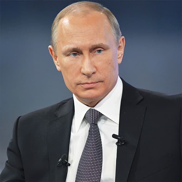 پرتره‌ای از ولادیمیر پوتین، ریاست جمهوری فدراسیون روسیه