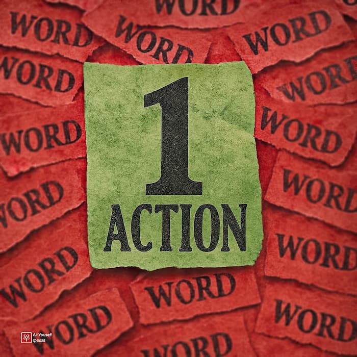 آرت‌ورک خلاقانه: شعر به عمل کار براید به سخندانی نیست از حکیم سعدی