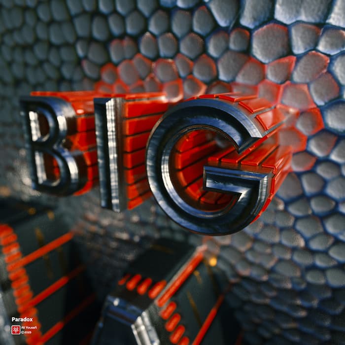 طرح گرافیکی خلاقانه سهبعدی با مفهوم پارادوکس | رندر سهبعدی ادوبی استیجر