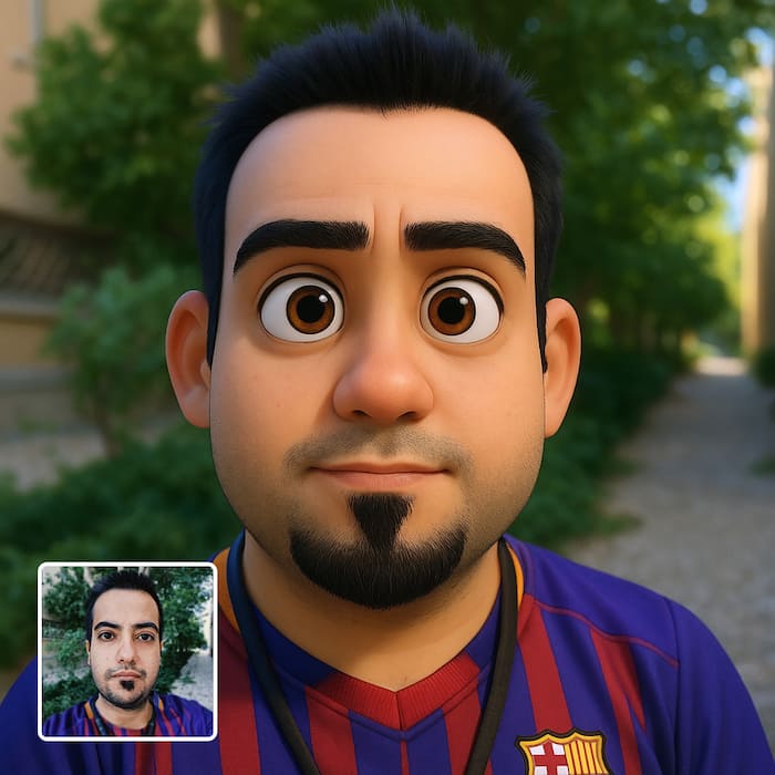 آموزش تبدیل عکس به انیمه ژاپنی GHibli، و کاراکتر سه‌بعدی Pixar با هوش مصنوعی ChatGPT