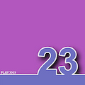 طرح گرافیکی عدد ۲۳ با چاشنی خلاقیت و رنگ سال 2022، به مناسبت تولد 23 سالگی