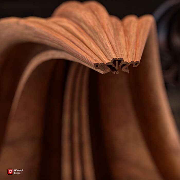 تایپوگرافی سه بعدی فارسی آیه ومکروا مکر الله...